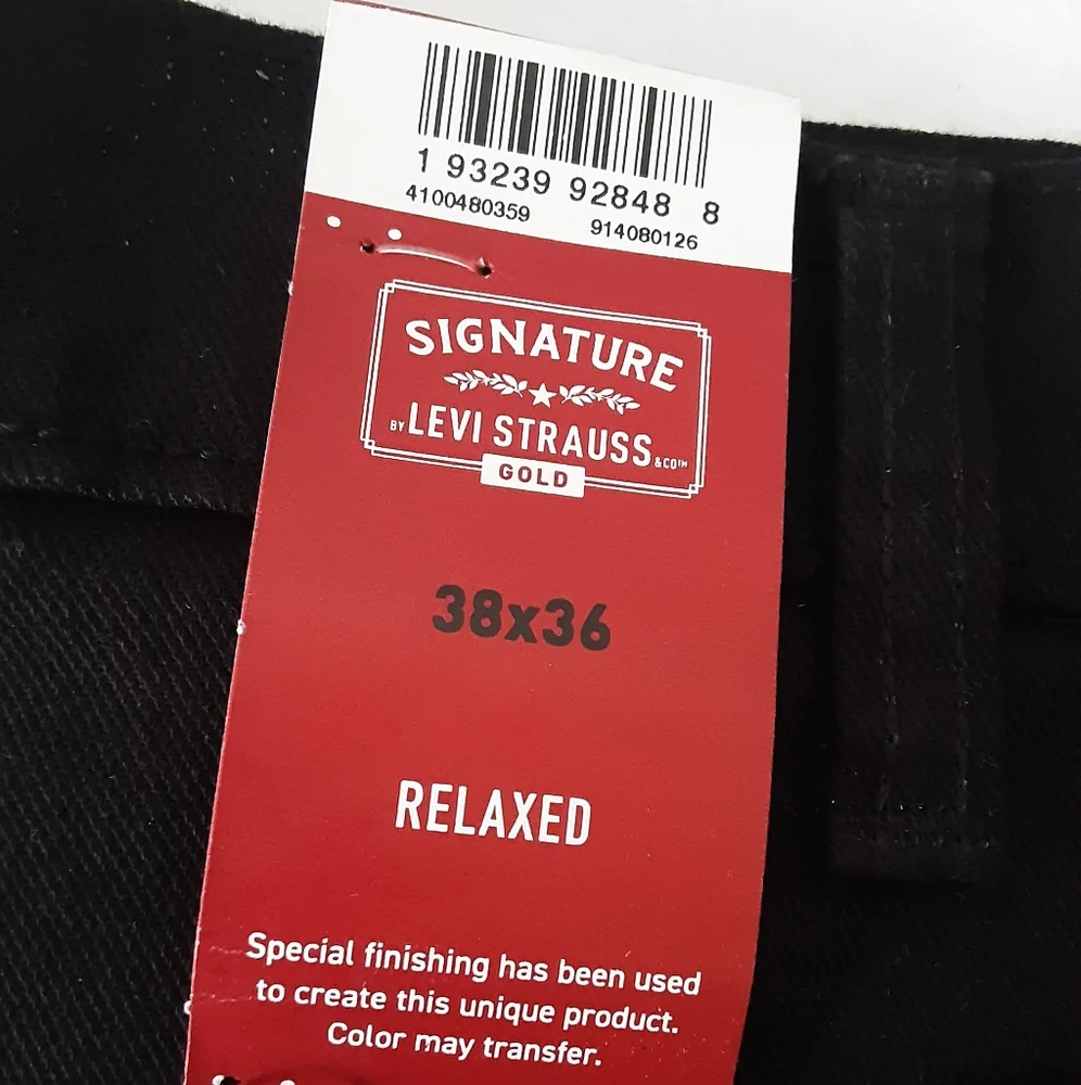 Levi's Signature Black Jeans - Picture 3 of 11